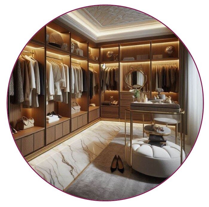 Especialização em closet